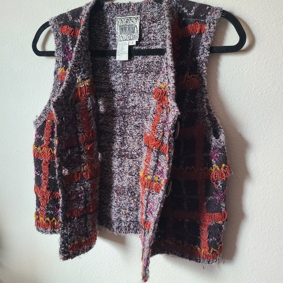 🍁Vintage Curio Button Sweater Vest - Picture 4 of 5